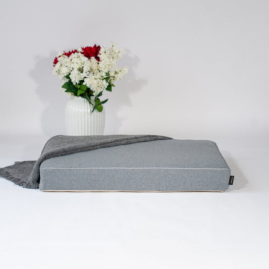 ANBERSO Royal Bed complete set with Cammy Irish Gray cover, made in Japan